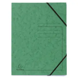 Elastomap z/klep. gedruckt 355g groen 