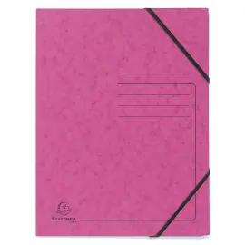 Elastomap z/klep. gedruckt 355g roze 