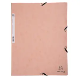 Elastomap glanskart.3klep AQUAREL roze 