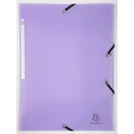 Elastomap 3kl PP A4 Chrom Pastel Paars 