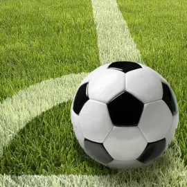 Servetten met 'Voetbal' motief, 330 x 330 mm - Papstar 