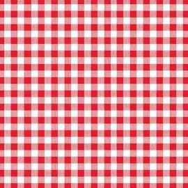 Servet met Vichyruitmotief, rood - Papstar 