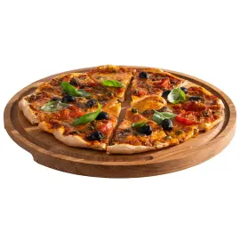 Pizza serveerplank, diameter: 240 mm, eik - Aps 