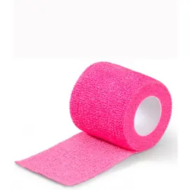 Elastische bevestigingsband, 50 mm x 4,5 m, felroze - Haro 