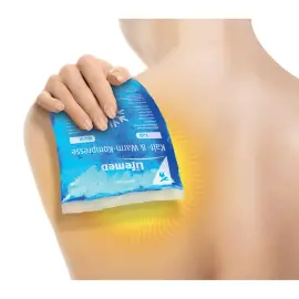 Warm/koude kompres, 290 x 120 mm, blauw - Lifemed 