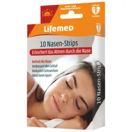 Neusstrips, 19 x 66 mm, huidskleur - Lifemed 
