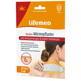 Warmtepleister voor de nek, 230 x 90 mm, wit - Lifemed 