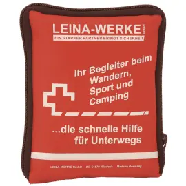 Reisverbanddoos LEINA, 21-delig, rood - Leina-Werke 
