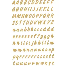 Alfabetstickers A-Z, goud, bestand tegen - Herma 