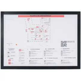 Magnetisch kader, A3, zwart - Bi-Office 