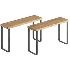 York LAVA kruidenrek, 1 niveau, set van 2 - Metaltex 