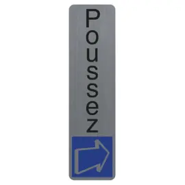 Signalisatiebord "Duwen" - Exacompta 