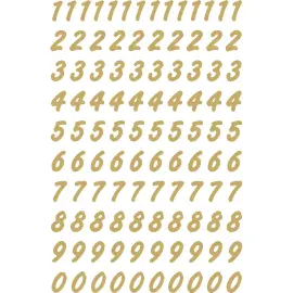 Cijferstickers 0-9, transparante folie - Herma 