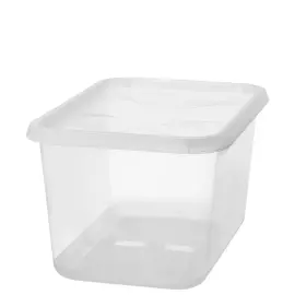 Opbergdoos BASIC XL, 60 L, transparant - Smartstore 