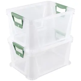 Opbergdoos 'luis', 45 L, transparant - Keeeper 