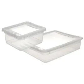 Opbergdoos 'bea', 52 L, PP, transparant - Keeeper 