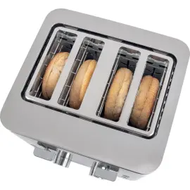 Broodrooster voor 4 sneetjes PC-TA 1252, roestvrij staal - Profi Cook 