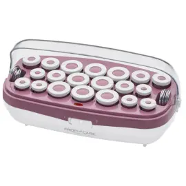 Set krulspelden PC-LW 3028, wit/bordeaux - Profi Care 