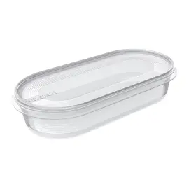 Helsinki vriesdoos, 0,8 liter, ovaal - Plast Team 
