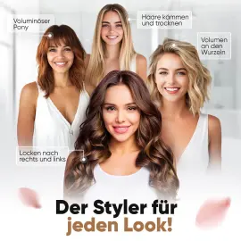 Multihairstyler 4-in-1 PC-HAS 3132, wit/roze - Profi Care 