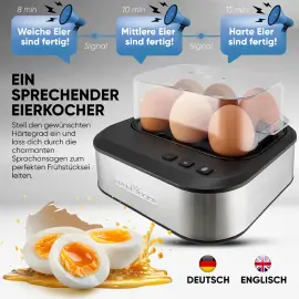 Ei-koker PC-EK 1276, met spraaksignaal - Profi Cook 