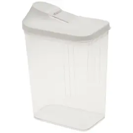 Gietkan 'Paola', 1 L, wit / transparant - Keeeper 