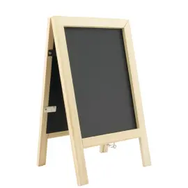 Mini tafelbord met standaard, beukenhout - Securit 