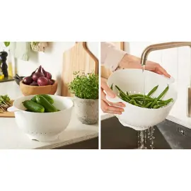 Vergiet/afwasbak, wit - Gastromax 