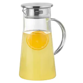 Glazen karaf PORTO, met handvat, 1 liter - Esmeyer 