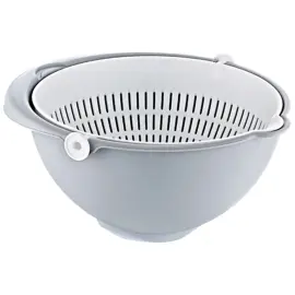2-in-1 vergietkom 'Stella', klein, blauw - Keeeper 