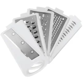Multifunctionele mandoline Mandolino, 5 raspen, wit - Metaltex 