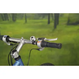 FISCHER Deurbel voor fietsstuur, kleur: zwart / zilver 