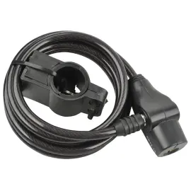 FISCHER Fietsslotkabel, lengte: 1.800 mm, zwart 