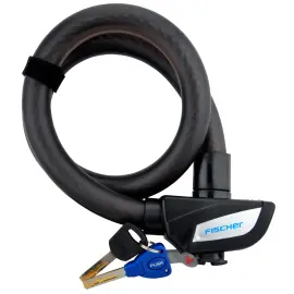 FISCHER Fietsslotkabel, lengte: 850 mm, zwart 