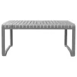 Eettafel VERANO - Buiten - 6 plaatsen - Aluminium grijs - OFFICEPRO