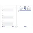 Tweetalige blokkalender FR/NL BREPOLS datum rechts - 8,4 x 12 cm