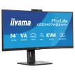Prolite gebogen 34'' monitor + camera XCB3497WQSNPH-B1 