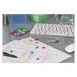 4 Dispensers van 35 herpositioneerbare Indextab-bladwijzers - 1,2 x 4,4 cm - 3M POST-IT