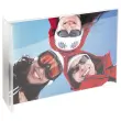 T-vormige rechte display transparant -A4-formaat 