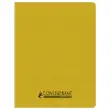 Polypropyleen schrift met genaaide rug 96 pagina's SEYES 170x220 90g - 90% gerecycled geel