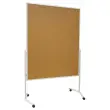 Multifunctional mobiel whiteboard 2 zijden L70xH120