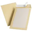100 Enveloppen met kartonnen rug - 260 x 330mm - stripseal - Kraft bruin