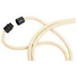 10 Ronde koorden met karabijnhaak - Gebroken wit - DURABLE