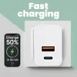 Internationale USB-netlader 20W