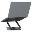 Draaibare metalen laptopstandaard 360° iClick - Grijs