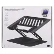 Draaibare metalen laptopstandaard 360° iClick - Grijs