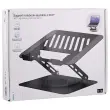 Draaibare metalen laptopstandaard 360° iClick - Grijs