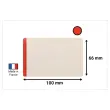 50  Zelfklevende logistieke hoezen - 10 x 3,8 cm - Blauw - DURABLE 