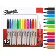 12 Permanente markers FINE - Kegelpunt 0,9 mm - SHARPIE