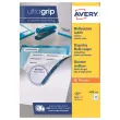 100 Vellen van 24 witte multifunctionele etiketten -70x35mm - AVERY